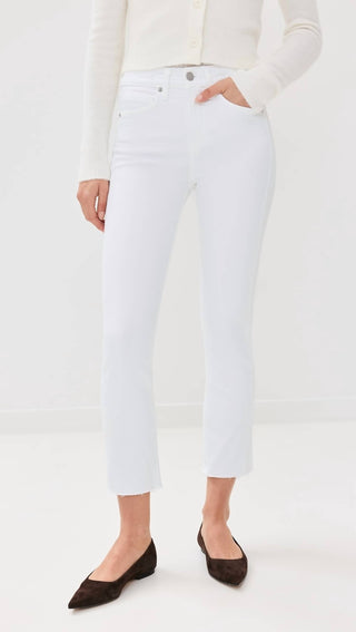 Veronica Beard - Calça Jeans Carly Kick Flare com Bainha Crua