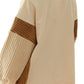Bibi - French Terry With Corduroy Sweater