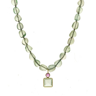 Rachel Reinhardt - Flourite Pendant Necklace