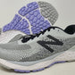 Tênis de corrida feminino New Balance Vongo V4, alumínio claro/lima, tamanho 6 B(M) EUA