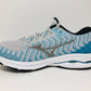 Tênis de corrida Mizuno Wave Rider 24 Knit feminino, Nimbus Cloud/Phantom, tamanho 6 B(M) EUA