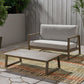 Belgian Loveseat & Coffee Table Set With Water Resistant Cushions
