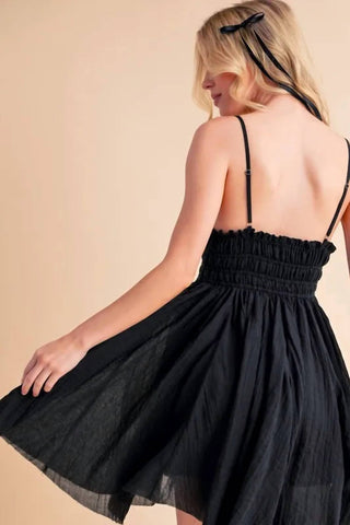 Trendsi - Vestido mini cami com detalhe de renda Aemi+Co
