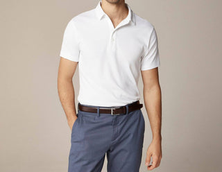 J.Crew - Camisa Polo Performance com Tecnologia Coolmax