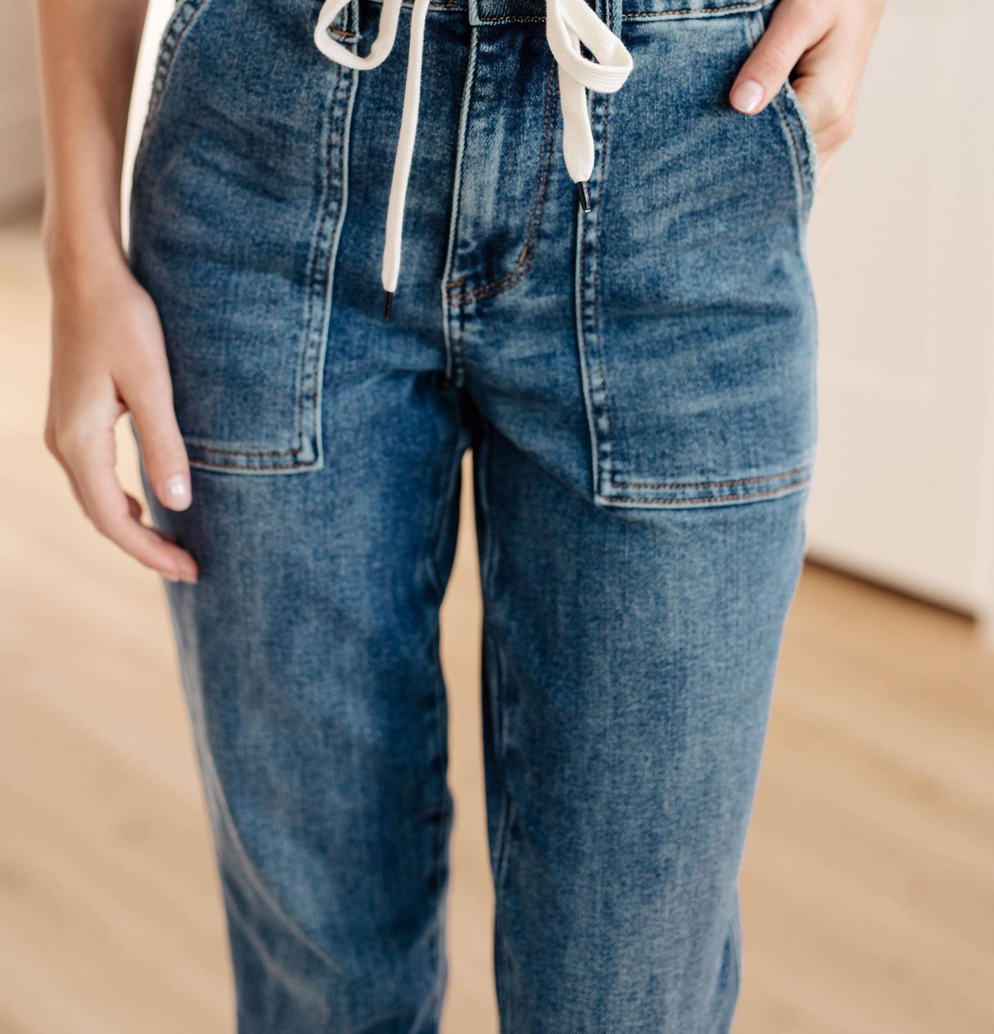 Judy Blue - Pull On Denim Joggers