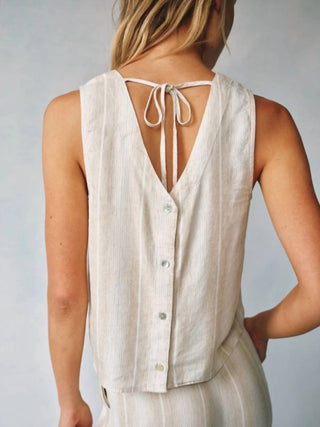 Bella Dahl - Blusa com botões nas costas