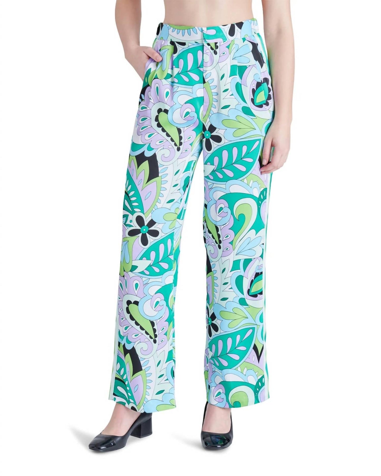 Steve Madden - Isabella Printed Wide Leg Printed Pant