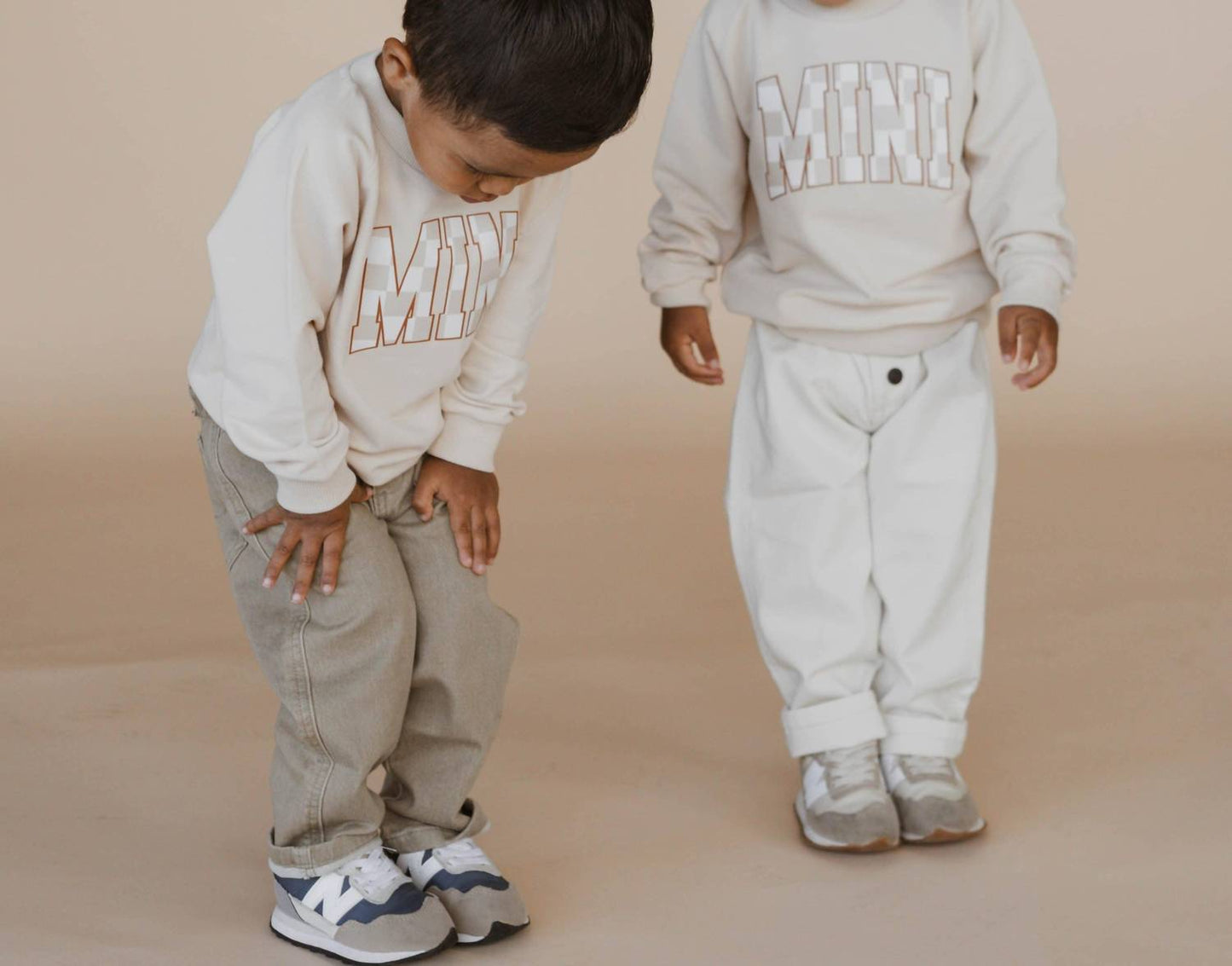 August And June Kids - Kid's Checkered Mini Sweater