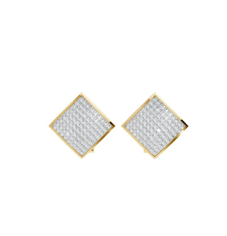 Aamiaa - Stan-e-2.37-5.11-14y Princess Shaped Natural Diamond Earrings