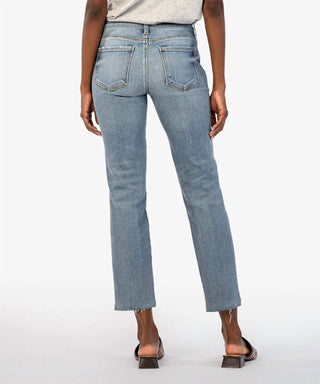 Kut From The Kloth - Reese Mid Rise Ankle Straight Leg Jean