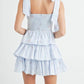 Mable - Poplin Bow Corset Dress