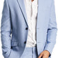 Topman Skinny Fit Textured Suit Jacket in Light Blue  Size 40