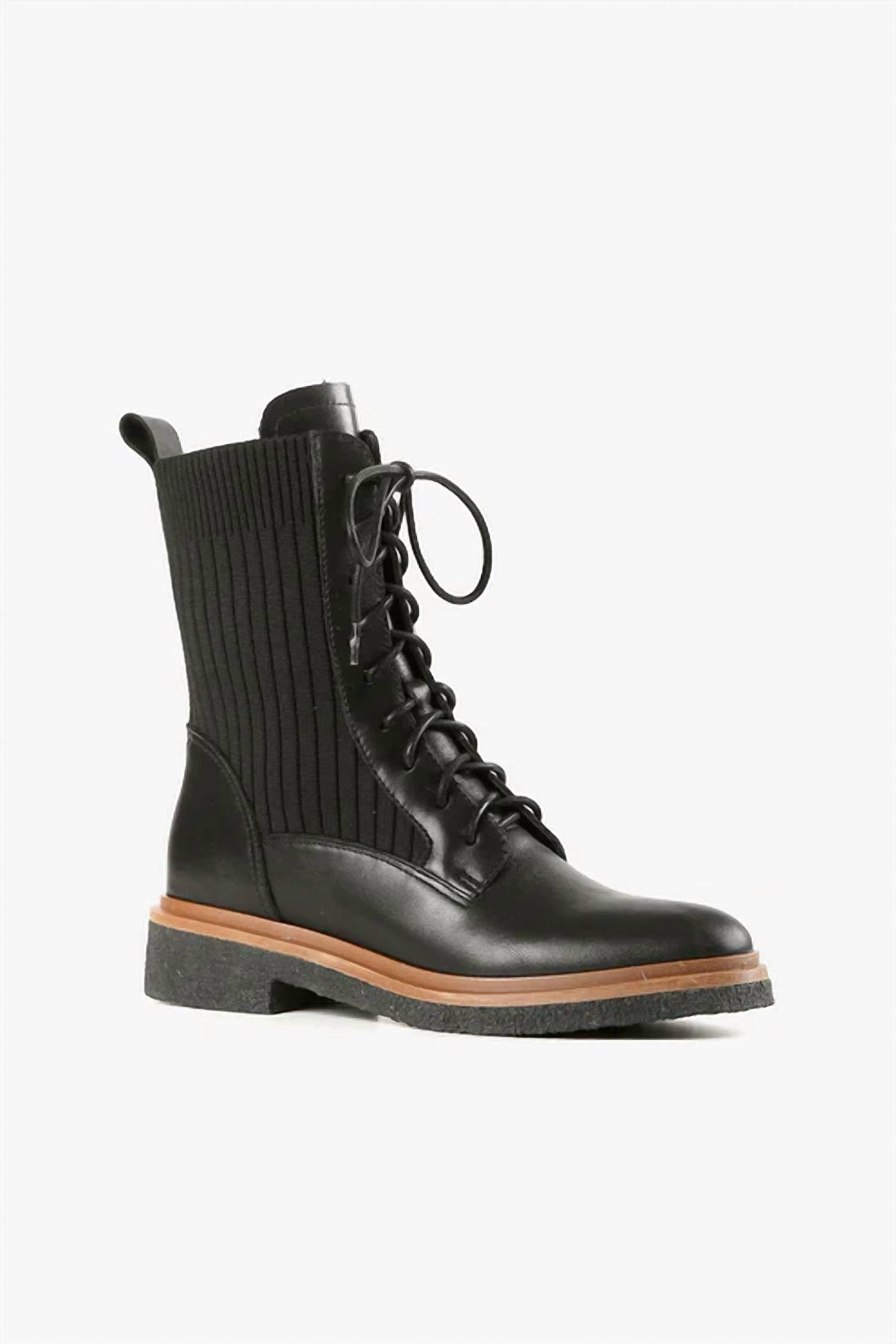 All Black - Women's Sock Camper Boots