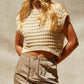 Crescent - Lexie Cropped Sweater Knit Top
