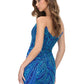 Ashleylauren - Fully Sequin Strapless Mini Dress