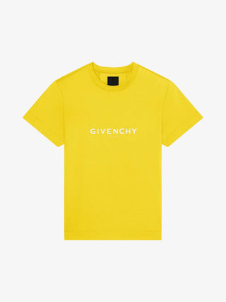 Givenchy - Camiseta Slim Fit com Estampa Reversa