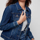 Charlie B - Stretch Denim Button Front Jacket