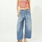 Free People - Easy Peasy Pull On Relaxed Jeans