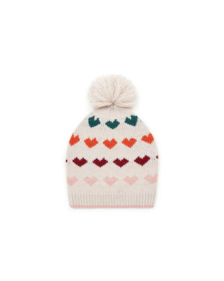 Bonton - Kid's Knitted Jacquard Tassel Hat