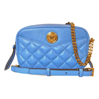 Versace - Women's La Medusa Quilted Small Camera Crossbody Bag