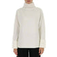 Vince - Funnel Neck Long Sleeve Rolled Cuffs 100% Wool