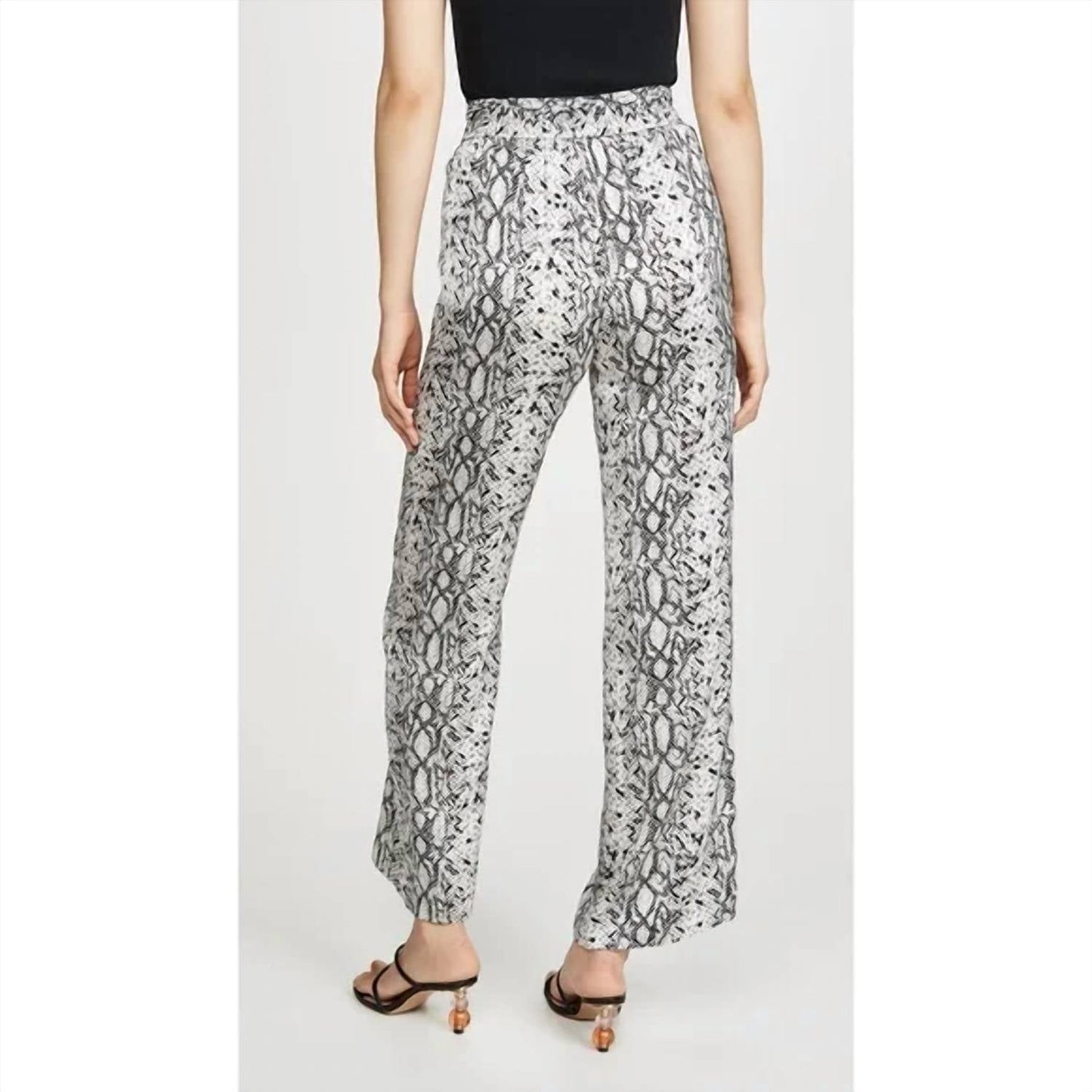Good American - Purely Python Print Wide Leg Pants