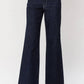 Judy Blue - High Waist Rinse Geometric Wide Leg Jean