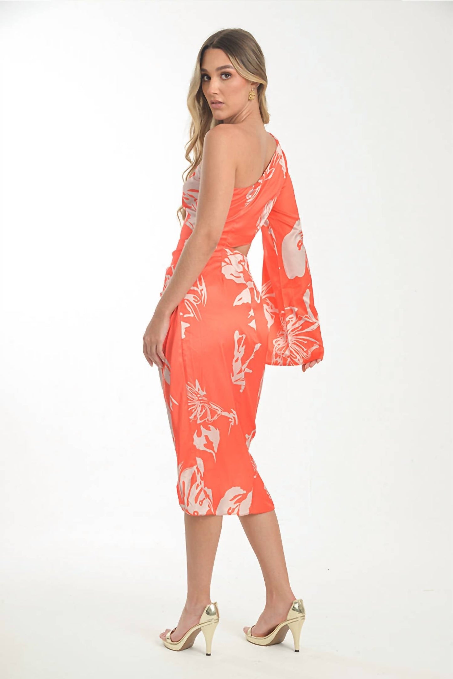 Steffany Milano - Sunset Bloom Asymmetrical Dress