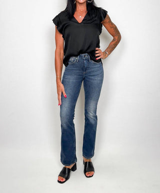 Silver Jeans Co - Calça Jeans Bootcut de Cintura Média Infinite Fit