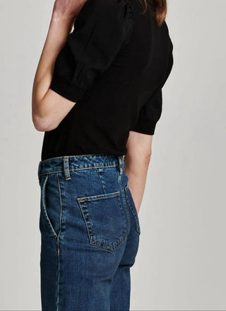 Another Love - Blusa Tanner com mangas bufantes