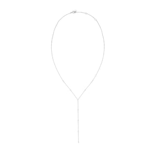 Eklexic - Colar Lariat cravejado de zircônia cúbica feminina