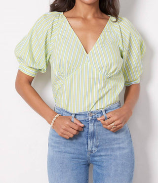 Santuário - Blusa de popeline com decote em V
