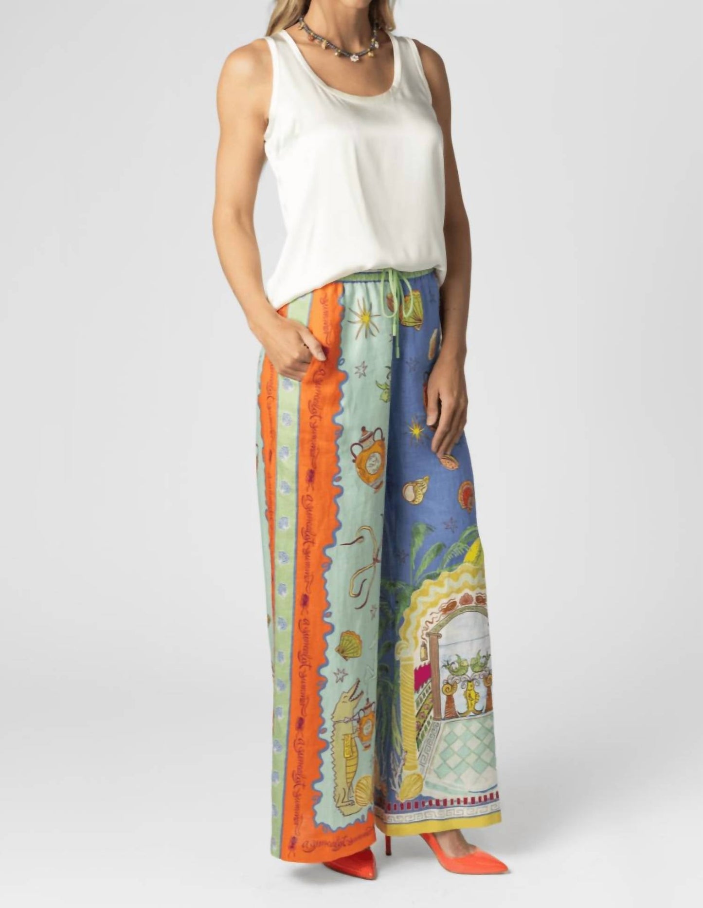 Alemais - Surrealist Summer Pant
