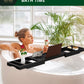 Foldable Bathtub Caddy Tray, Black