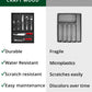 Basic Silverware Drawer Organizer, Black