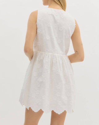 Entro - Hanna Scalloped Hem Mini Dress
