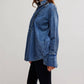 Free People - After Hours Denim Top