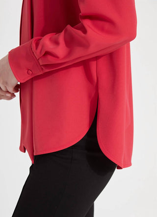 Camisa com gola cachecol Lysse - Odette
