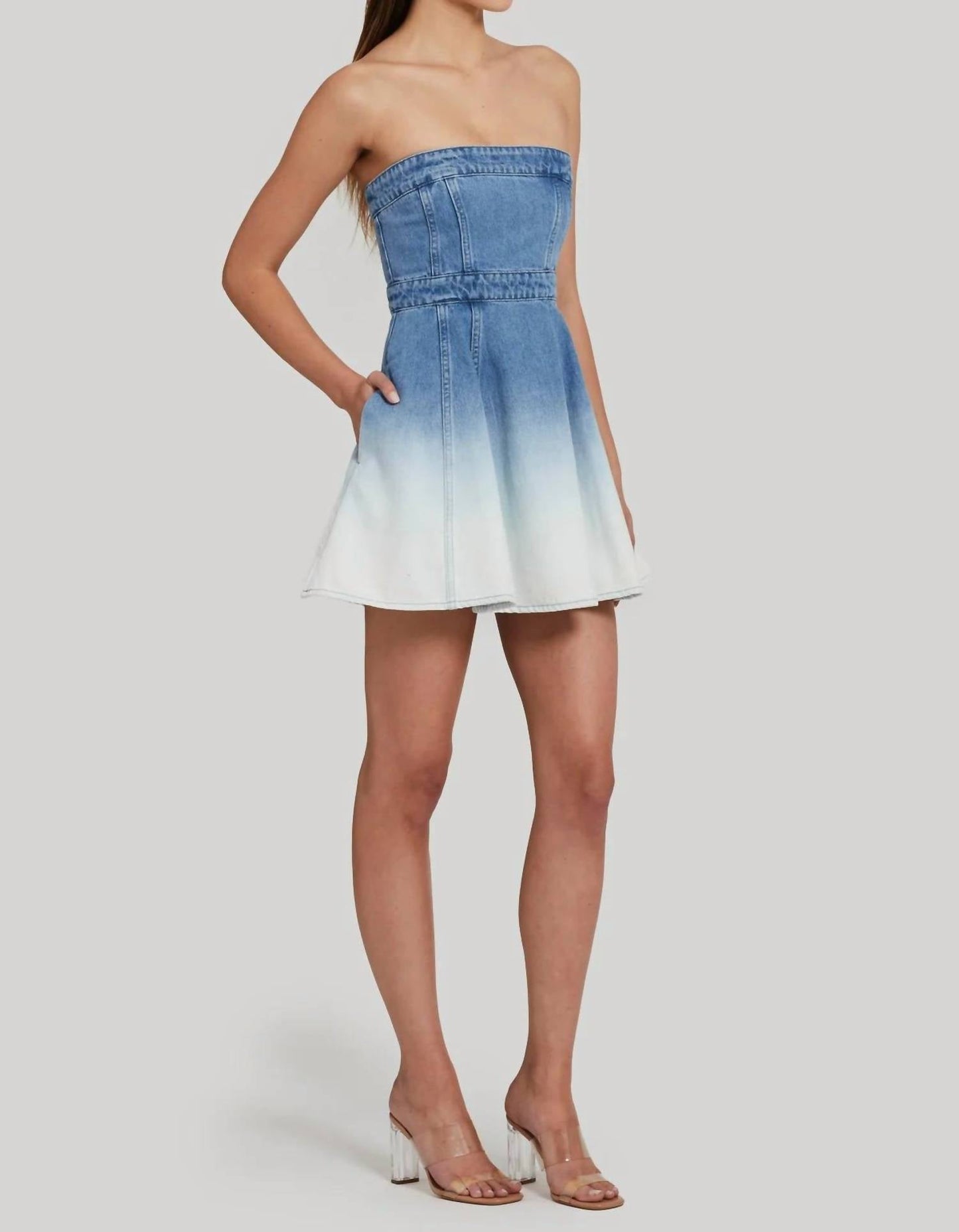 Amanda Uprichard - Meryl Denim Mini Dress
