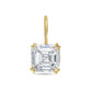 Diana M Jewels - 5.00 Cts Lab Grown Asscher Diamond Drop Earrings