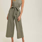 Wishlist - Ella Belted Capri Jumpsuit