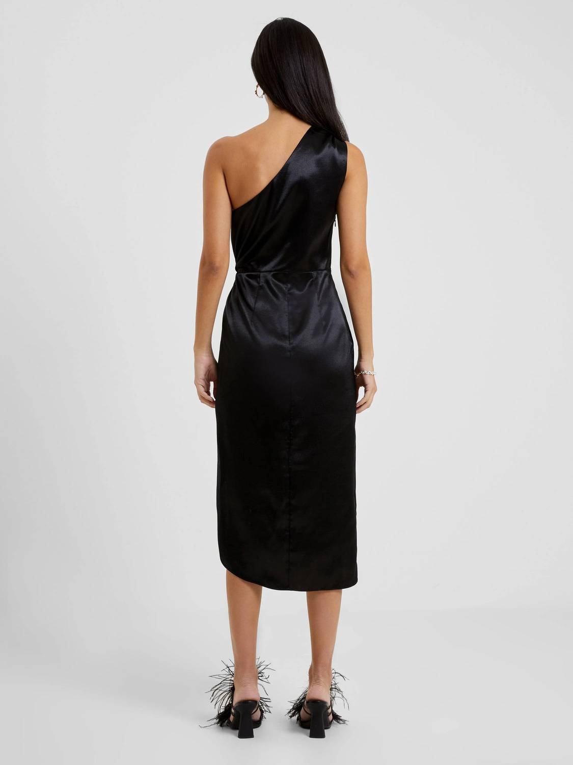 French Connection - Adaline Satin One Shoulder Dress