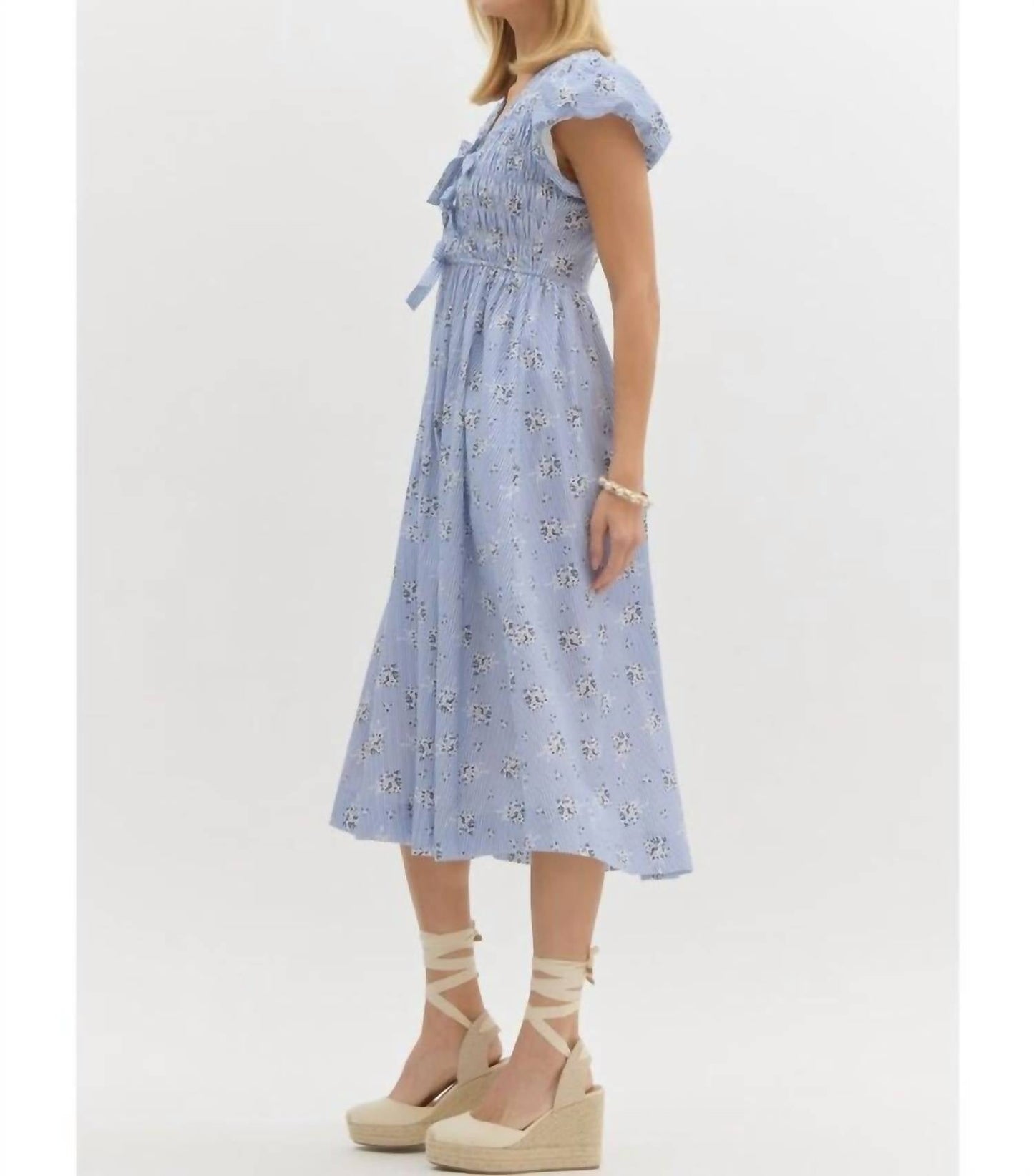 Entro - Betsy Floral Midi Dress
