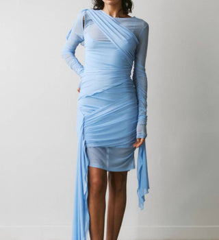 Saemdi - Draped Mesh Dress