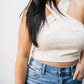 Steve Madden - Twist Neck Crop Top