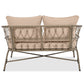 Bohemia-Inspired 4-Person Outdoor Seating Group With Removable Cushions