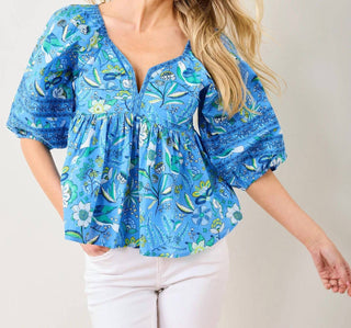 Printfresh - Blusa Jasmine Garden Feminina