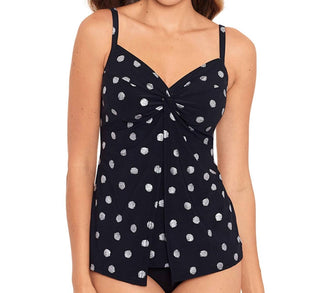 Miraclesuit - Top tankini com aro e nó de amor