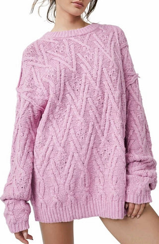 Free People - Isla Cable Tunic Sweater