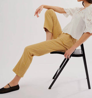 Free People - Calça Crop Slim In My Feelings